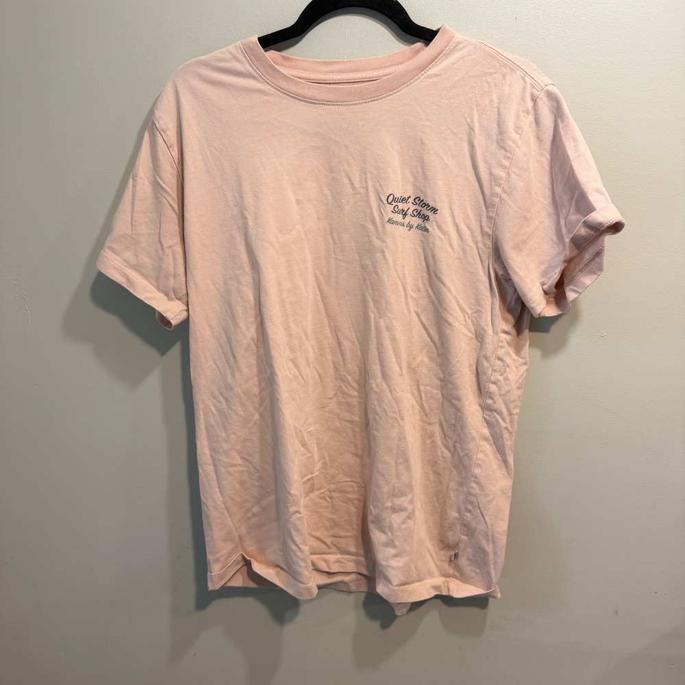 Katin Quiet Storm Surf Shop Ocean City MD Graphic T-Shirt Mens Medium Pink